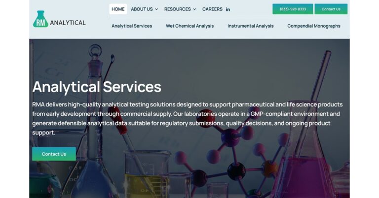 CS Analytical Expands Pharmaceutical Raw Material and Finished Product Testing with the Launch of RM Analytical CS Analytical Expands Pharmaceutical Raw Material and Finished Product Testing with the Launch of RM Analytical