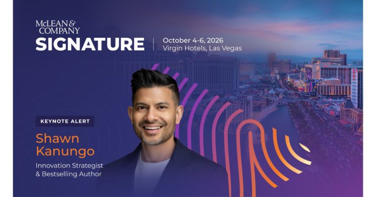 McLean & Company Announces Innovation Strategist Shawn Kanungo as Keynote for Signature 2026 HR Conference