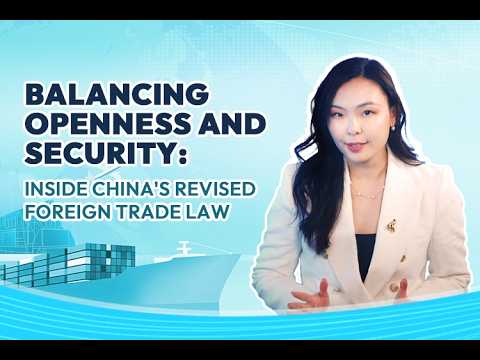As global trade undergoes profound restructuring, China has moved to update its Foreign Trade Law for the first time in over two decades. In this interview, Kong Qingjiang, dean of the Academy for Foreign-Related Rule of Law at China University of Political Science and Law, breaks down the key changes and their broader implications.