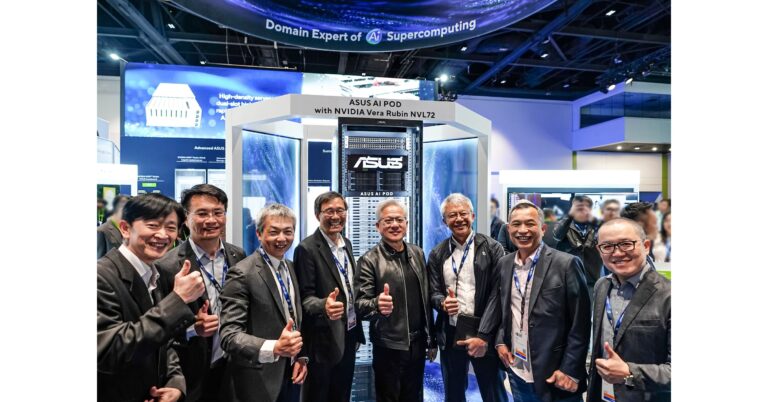 ASUS Unveils Game-Changing Liquid-Cooled AI Infrastructure Powered by NVIDIA Vera Rubin Platform