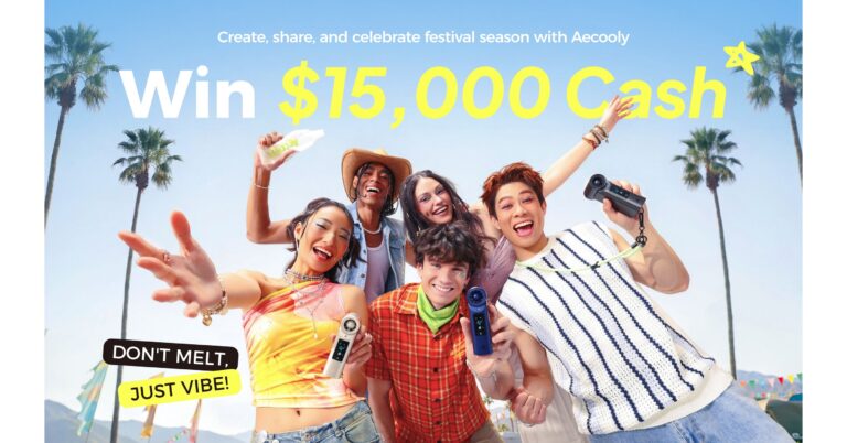 Aecooly Ignites Festival Season with $15,000 VibeCheck Challenge: Stay Cool, Win Big!