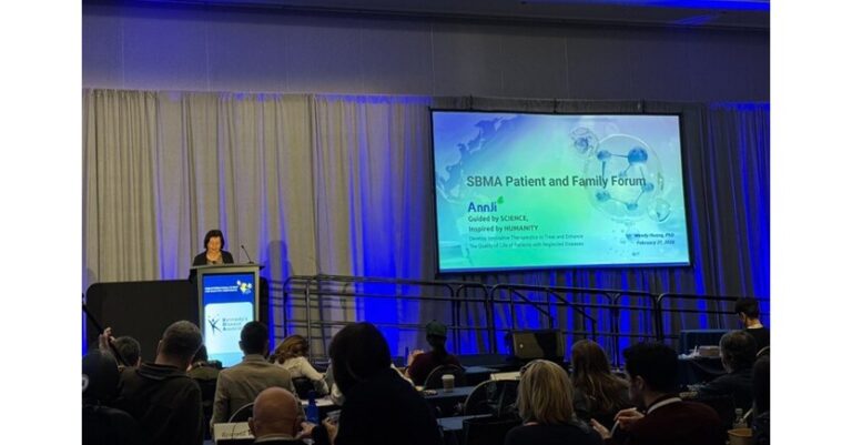 AnnJi hebt das Patienten- und Familienforum hervor und stellt den wissenschaftlichen Fortschritt von AJ201 auf der KDA-Konferenz 2026 vor