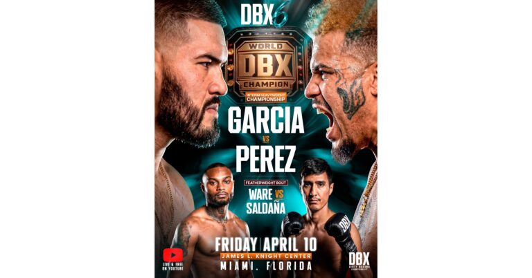 Garcia vs. Perez for Interim Title in Miami April 10, 2026 and Jon Jones Meet and Greet