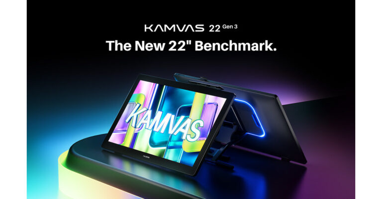 Huion Sets New 22-Inch Industry Benchmark with Launch of Kamvas 22 (Gen 3)