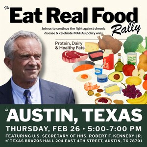 HHS Secretary Robert F. Kennedy Jr. to Headline Austin Eat Real Food Rally