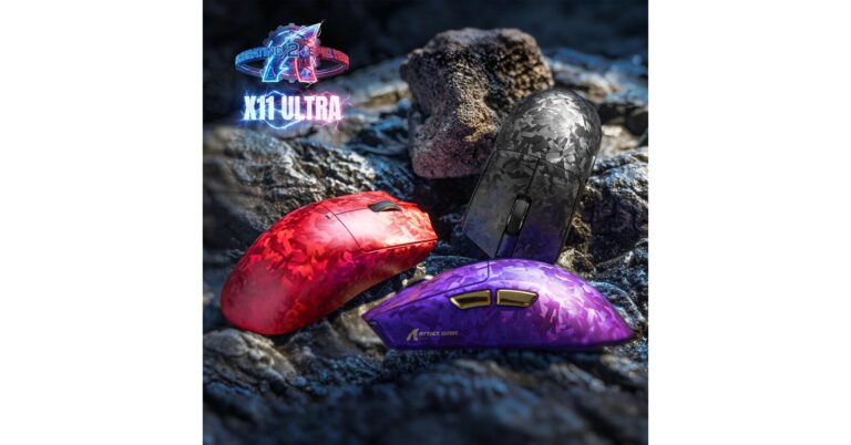 ATTACK SHARK Launches X11 ULTRA Carbon Fiber Gaming Mouse Ahead of 2nd Anniversary Sale
