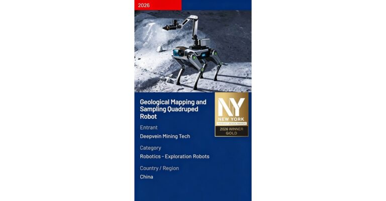 Deepvein Mining Tech Wins NY Product Design Gold for Exploration Robotics