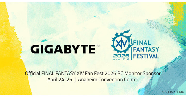 GIGABYTE Named Official PC Monitor Sponsor of FINAL FANTASY XIV Fan Festival 2026 in Anaheim