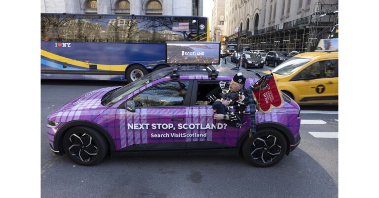 Scotland Brings Tartan Taxis to Manhattan for NYC Tartan Week