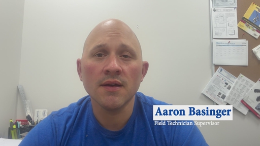 Aaron Basinger, Field Technician Specialist