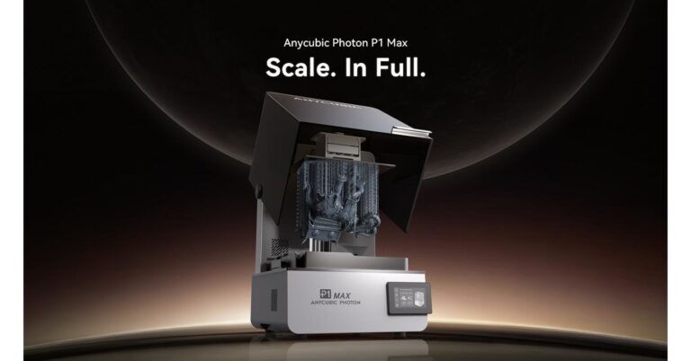 Anycubic abre la preventa de Photon P1 Max, una impresora 3D de resina de gran formato de 18,3 litros