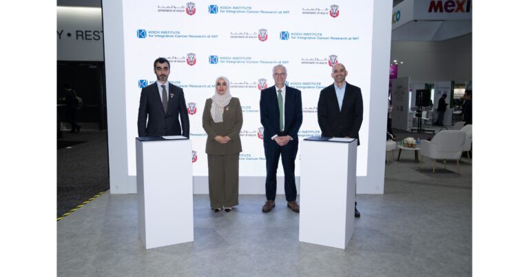 DoH and MIT- Koch Institute Partner to Advance AI-Driven Cancer Research