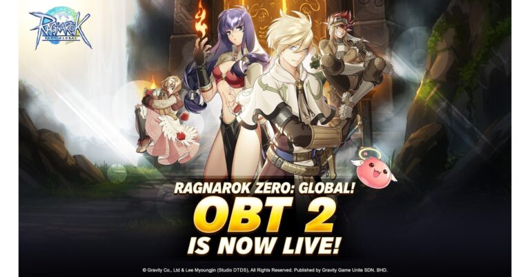 Gravity Game Unite Launches 2nd Open Beta Test for PC MMORPG Ragnarok Zero: Global