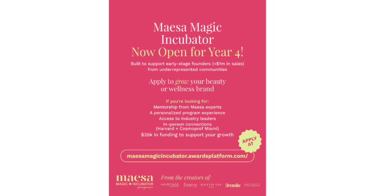 MAESA OPENS APPLICATIONS FOR THE ‘MAESA MAGIC INCUBATOR’ CLASS OF 2027