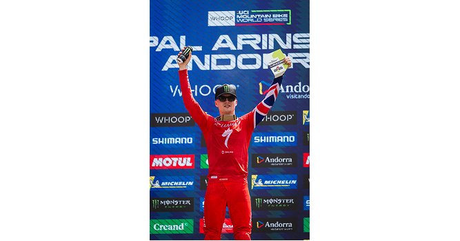 Monster Energy’s Jordan Williams Wins Elite Men’s Downhill at Round 6 of the WHOOP UCI Mountain Bike World Series in Andorra