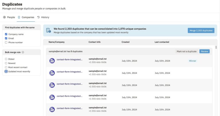Clean Up Duplicate Records in Your CRM at No Extra Cost with Nutshell CRM