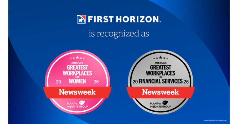 First Horizon Recognized With Two Newsweek Awards for Second Consecutive Year