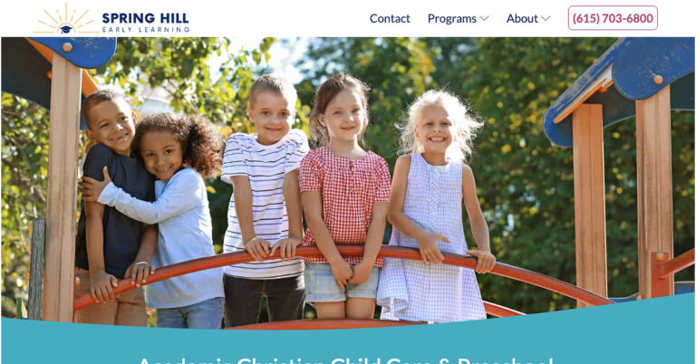 Kindergarten Readiness Gaps of Up to 33 Points Tied to Preschool Attendance, But Quality — Not Setting Alone — Predicts Lasting Gains, Spring Hill Early Learning Daycare and Preschool analysis finds