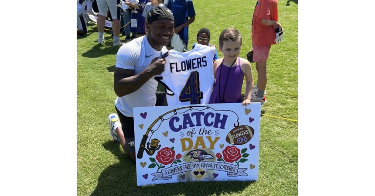 MedStar Health and the Baltimore Ravens Treat Kids to the Ultimate Fan Experience at Ravens Training Camp