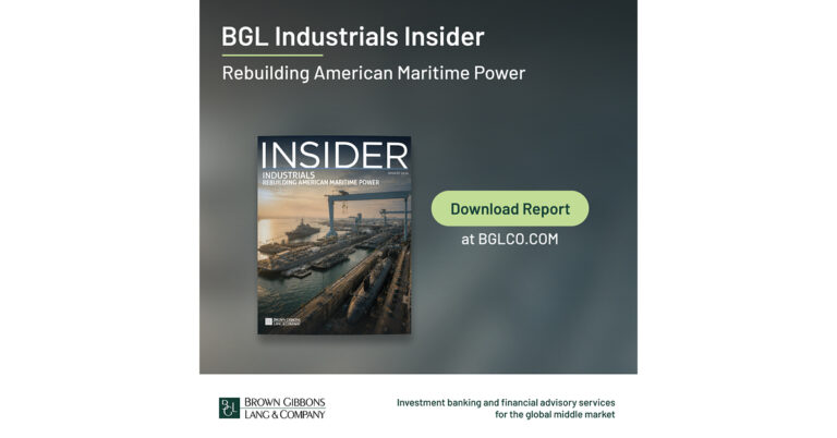 Private Capital is Returning to the Maritime Industrial Base