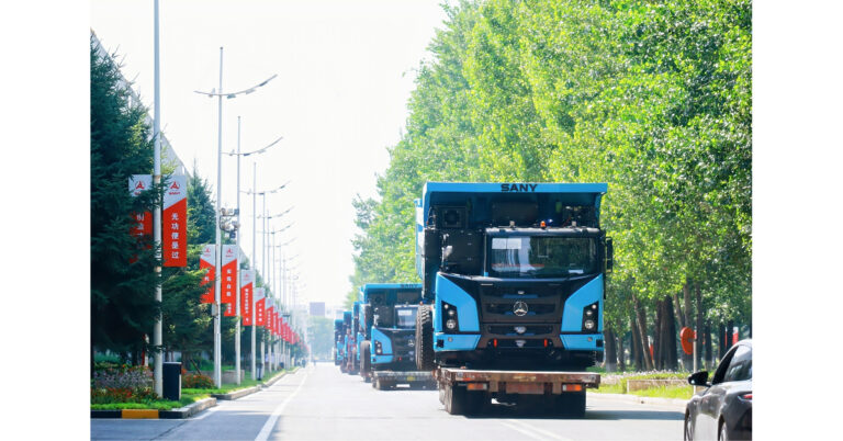 SANY Ships Its First Autonomous Mining Trucks to South America