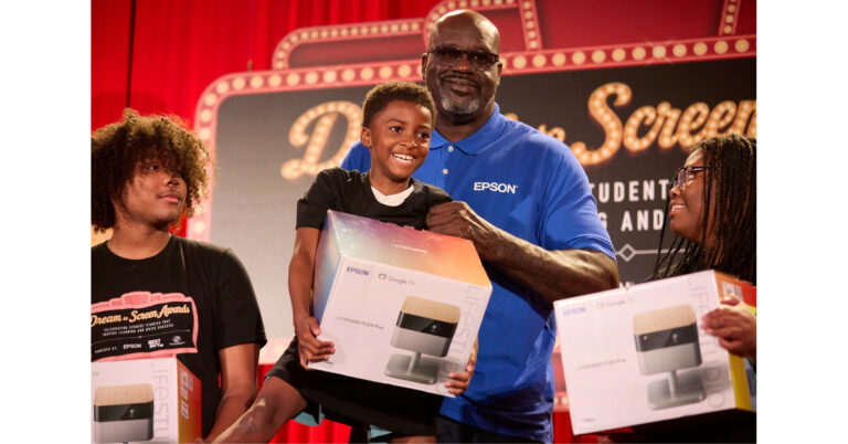 Student Storytellers at Boys & Girls Clubs of Twin Cities Take Center Stage at Dream to Screen Awards Powered by Epson, with Special Appearance by Epson Ambassador Shaquille O’Neal
