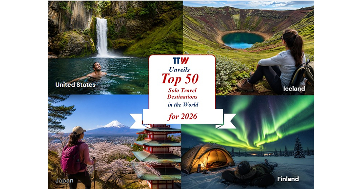 TTW Unveils the Top 50 Best Solo Travel Destinations in the World for 2026