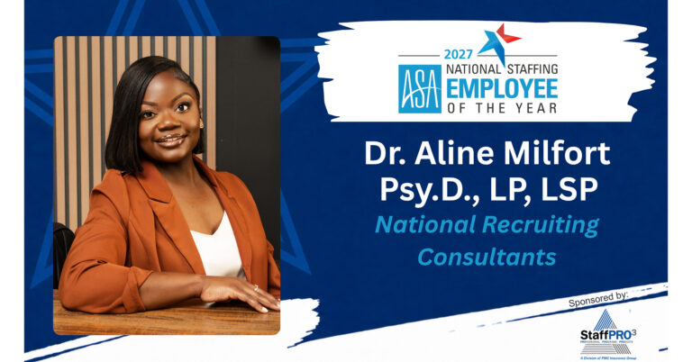 Distinguished School Psychologist Named 2027 National Staffing Employee of the Year
