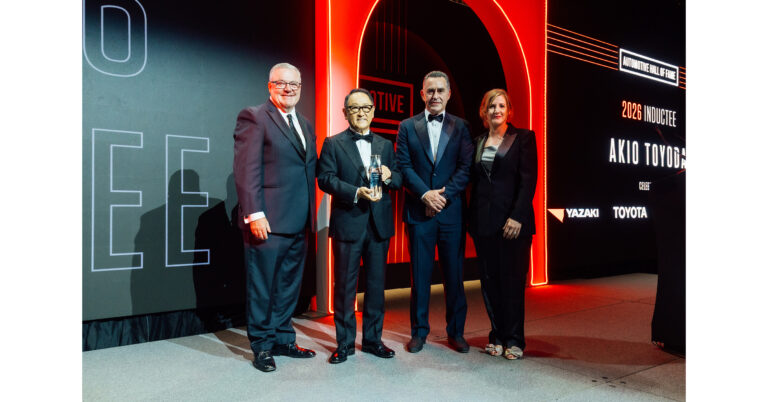 Toyota Motor Corporation Chairman Akio Toyoda Inducted into the Automotive Hall of Fame