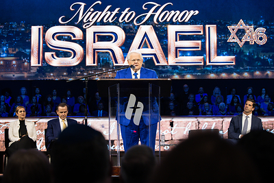 Pastor John Hagee, founder of Hagee Ministries and Chairman of Christians United for Israel, addresses the congregation during the annual Night to Honor Israel at Cornerstone Church in San Antonio. Pastor John Hagee, founder of Hagee Ministries and Chairman of Christians United for Israel, addresses the congregation during the annual Night to Honor Israel at Cornerstone Church in San Antonio.
