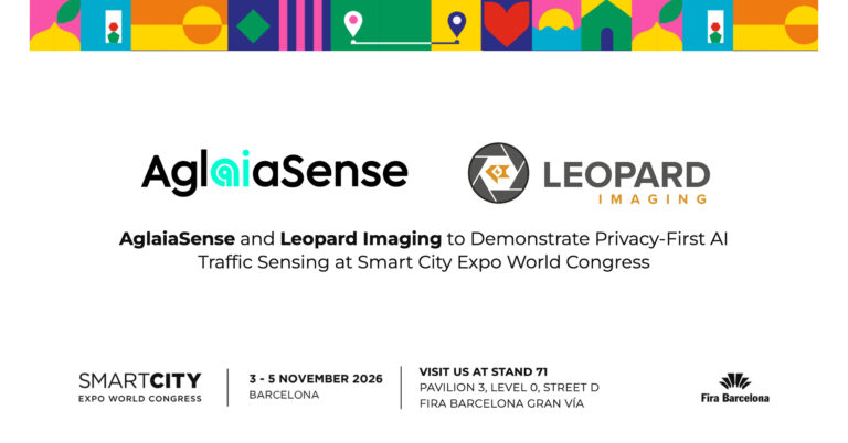AglaiaSense and Leopard Imaging to Demonstrate Privacy-First AI Traffic Sensing at Smart City Expo World Congress in Barcelona