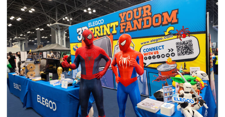 ELEGOO Brings 3D Printing to New York Comic Con 2026, Turning Fandom into Physical Creations