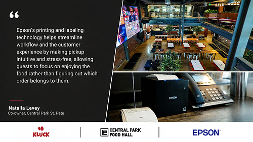 Epson’s Point-of-Sale Solutions Bring Streamlined Order Pickup to Multi-Vendor Food Hall in Florida