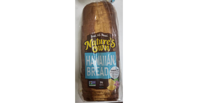 FLOWERS FOODS ISSUES RECALL OF NATURE’S OWN HAWAIIAN BREAD DUE TO UNDECLARED MILK