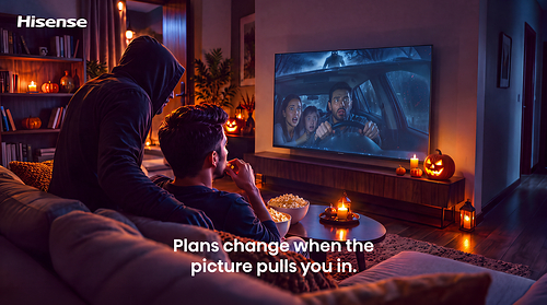 This Halloween, See Every Detail with Hisense RGB MiniLED Technology