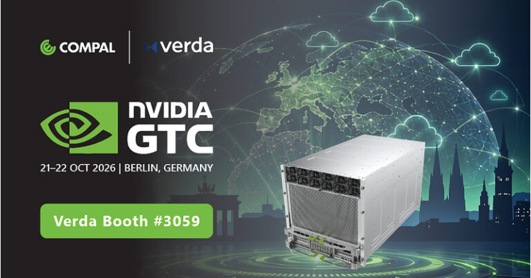 Verda und Compal bauen ihre weltweite Zusammenarbeit im Bereich der KI-Infrastruktur auf der GTC Berlin 2026 aus