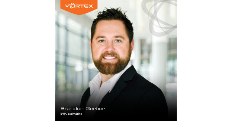 Vortex Companies Promotes Brandon Gerber to Senior Vice President, Estimating